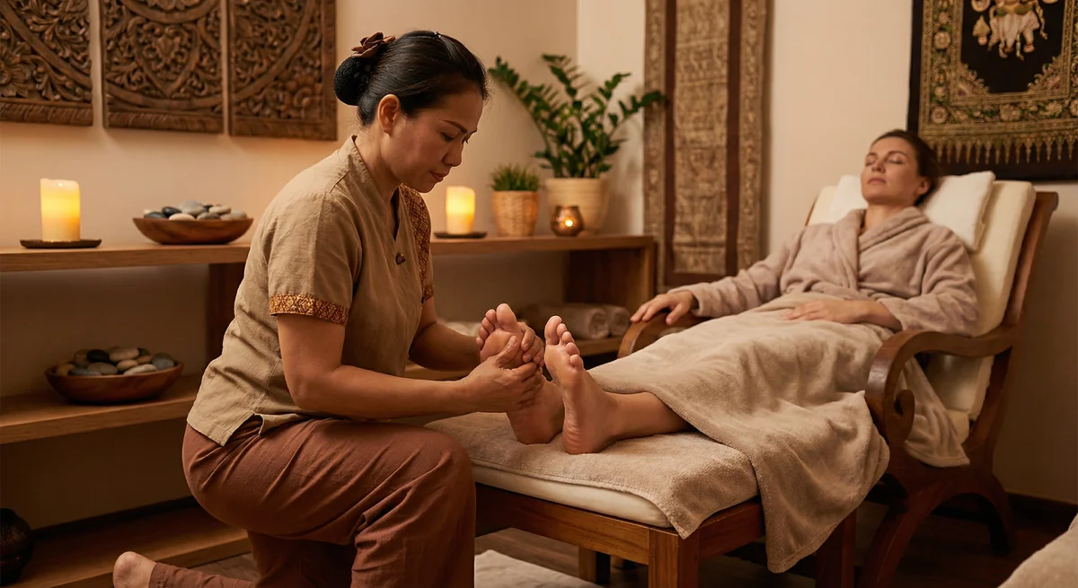 Relaxáló talpmasszázs